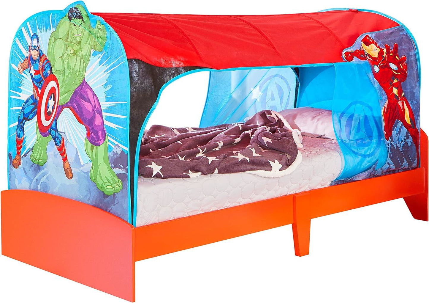 Marvel Avengers Over Bed Tent Den 17738 - Kids Children Playhouse Bedroom Fort