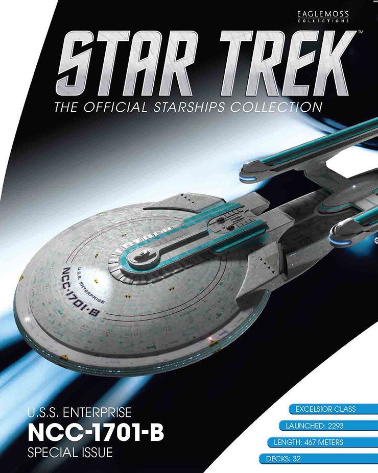 #08 U.S.S. Enterprise NCC-1701-B XL EDITION Model Die Cast Ship (Eaglemoss / Star Trek)