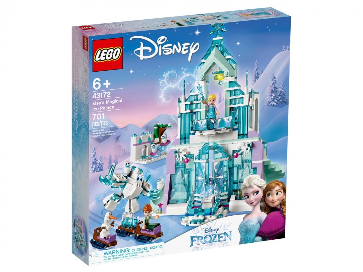 Elsa's Magical Ice Palace LEGO Set 701pcs Ages 6+ Disney Frozen 43172