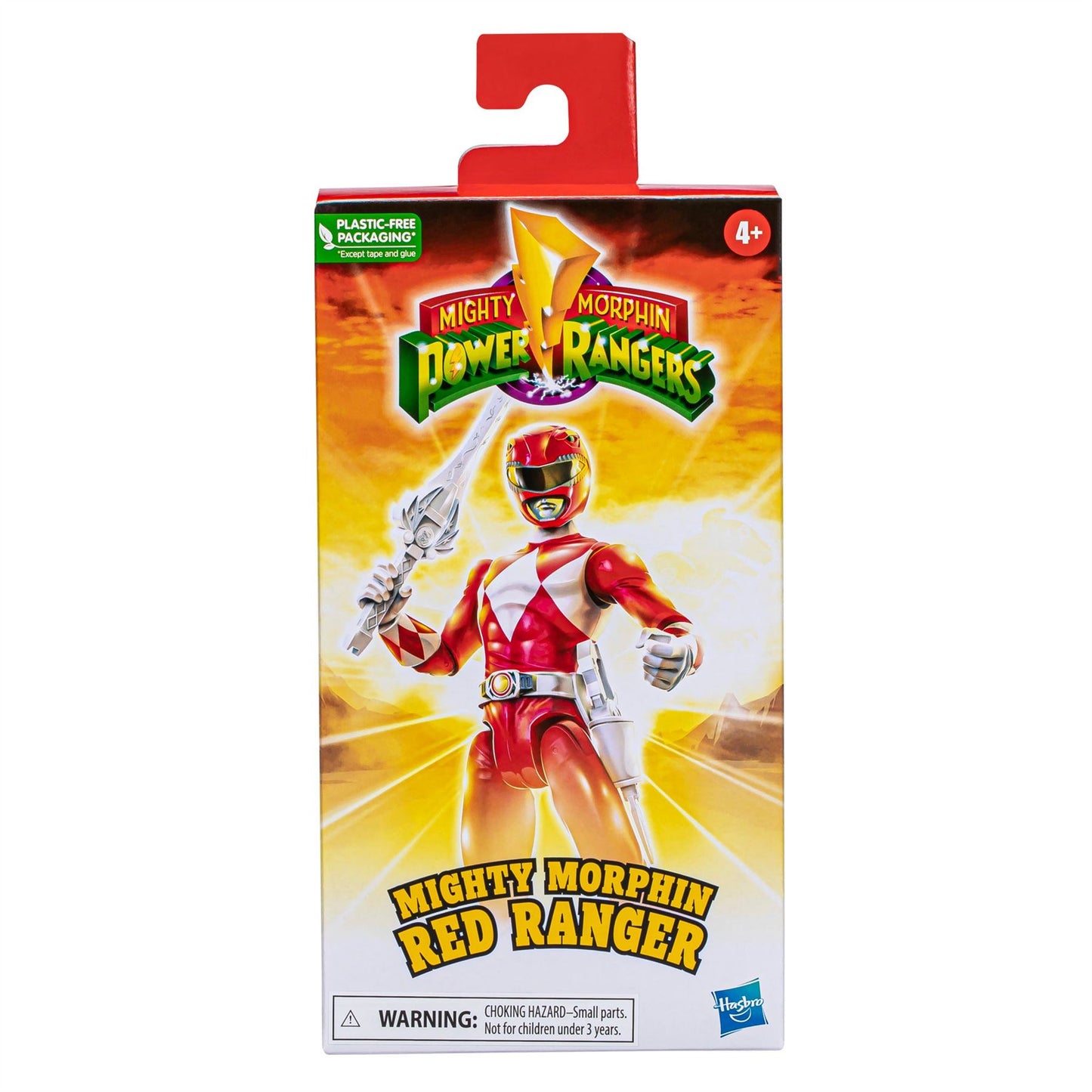 Power Rangers Mighty Morphin Red Ranger 6" Action Figure F7420 Hasbro Toy