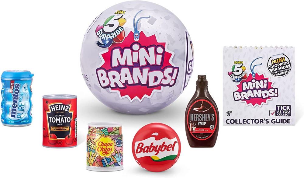 Mini Brands! 5 Surprise Ball Zuru Mystery Capsule - Over 90 Minis to Collect!