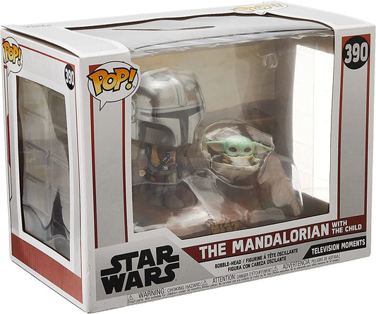 The Madalorian with the Child #390 Pop Vinyl 49930 (POP! Moment: Star Wars: The Mandalorian)