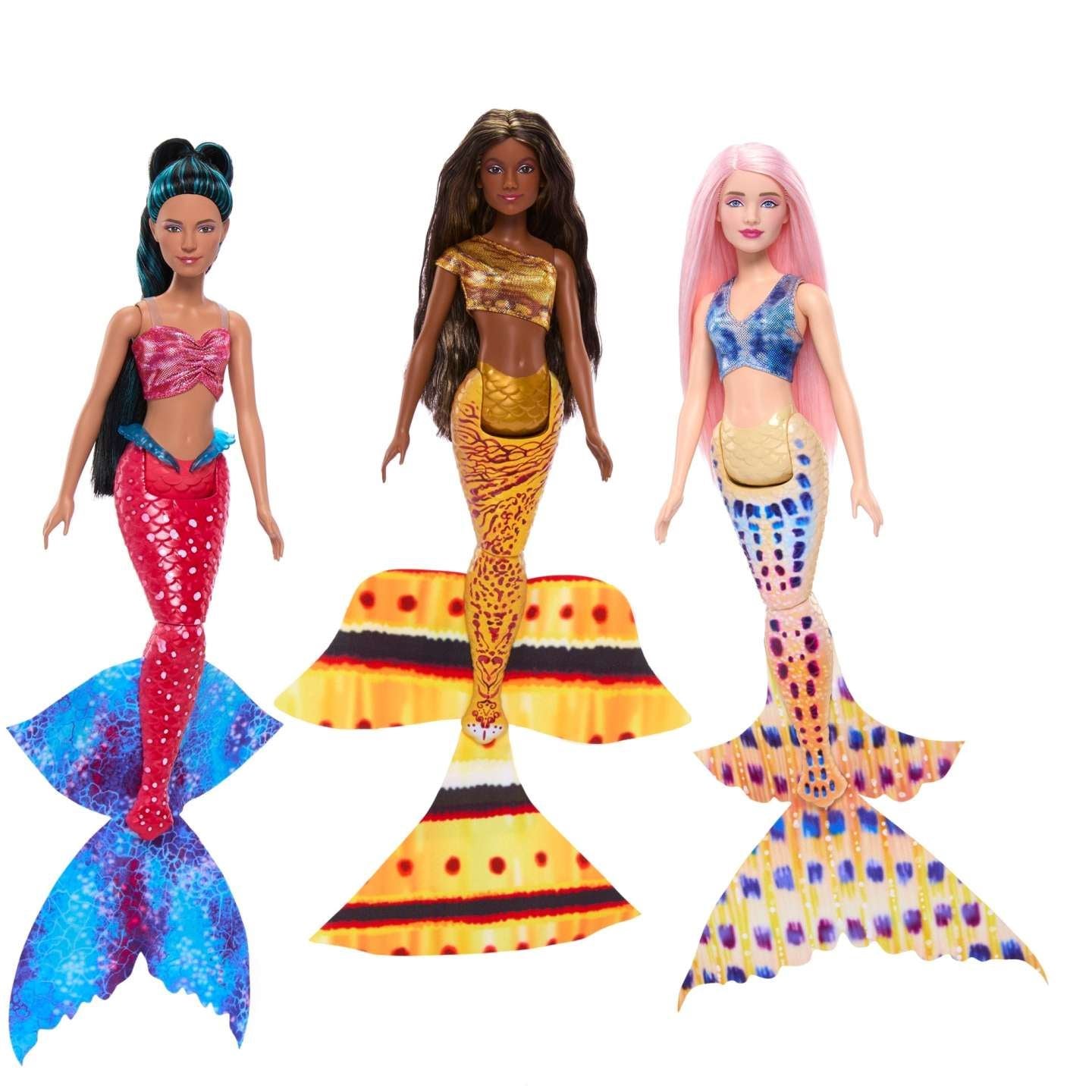 The Little Mermaid Ariel and Sisters Fashion Doll Set with 7 Mermaid Dolls HPT16 (Disney)