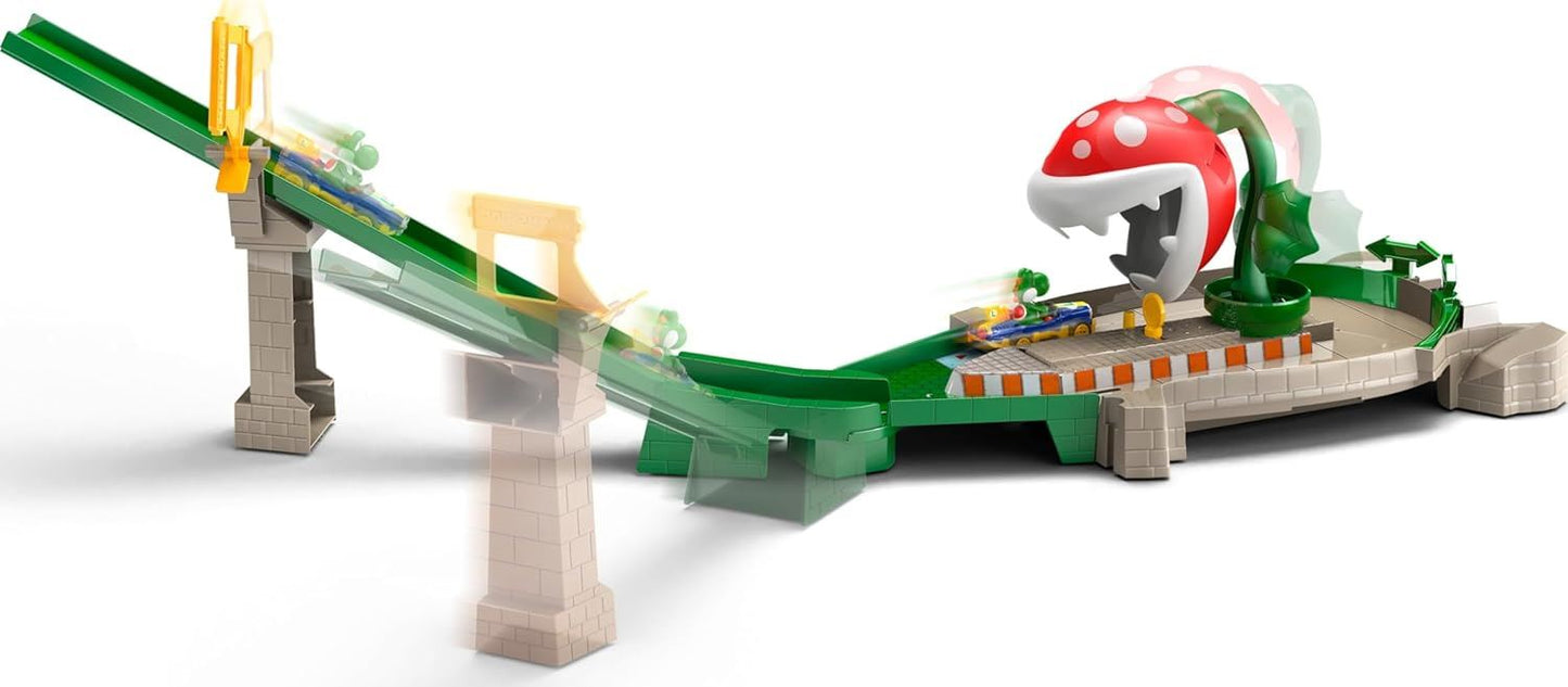 Piranha Plant Slide Track Set MARIO KART GFY47 (Hot Wheels)