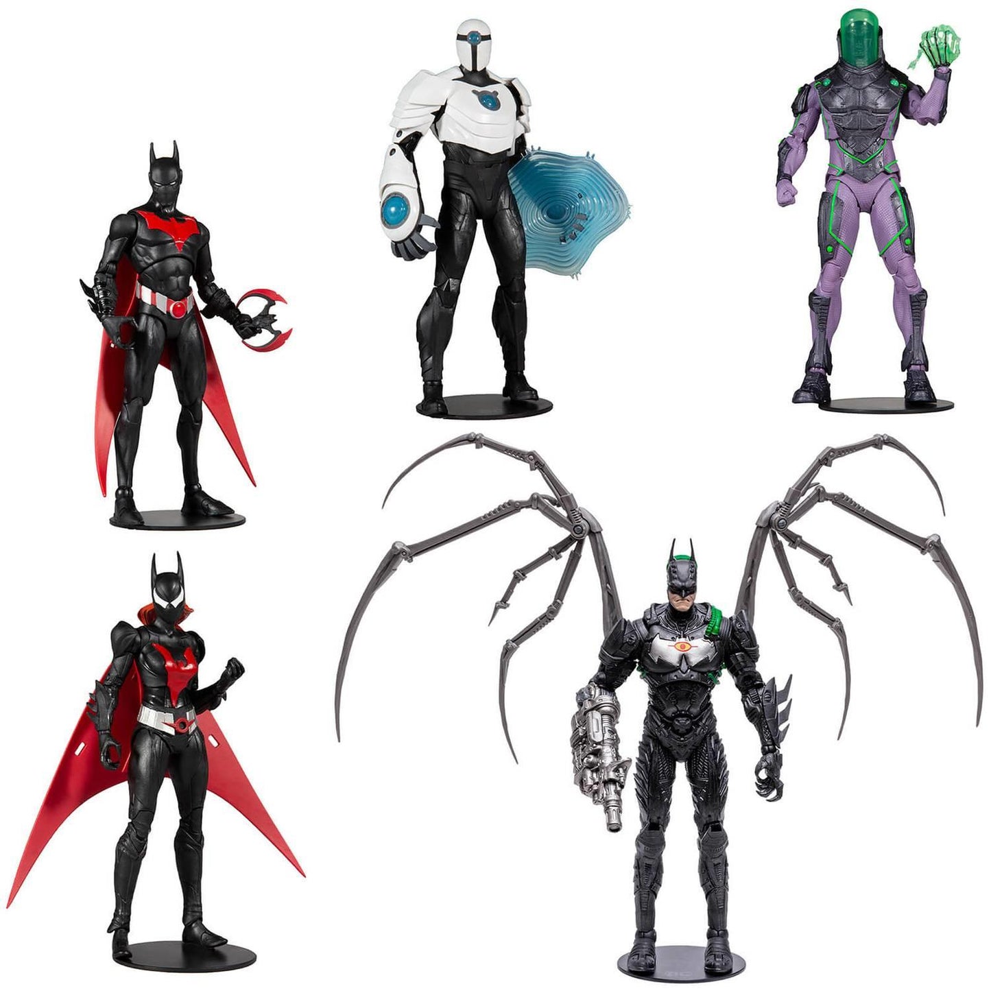 Batman Beyond Build-A Action Figure 5 Pack - Batman Beyond / Batwoman Beyond / Blight / Shriek / Batman: Futures End (DC Multiverse)