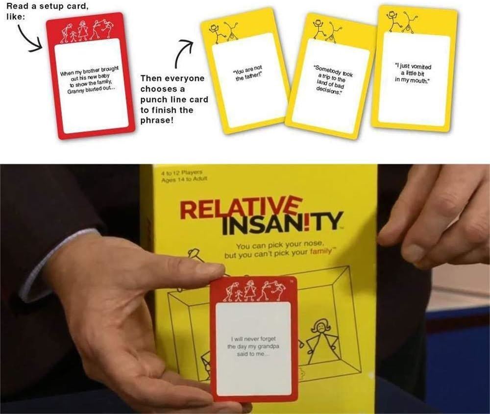Relative Insanity Family Card Game (Play Monster)