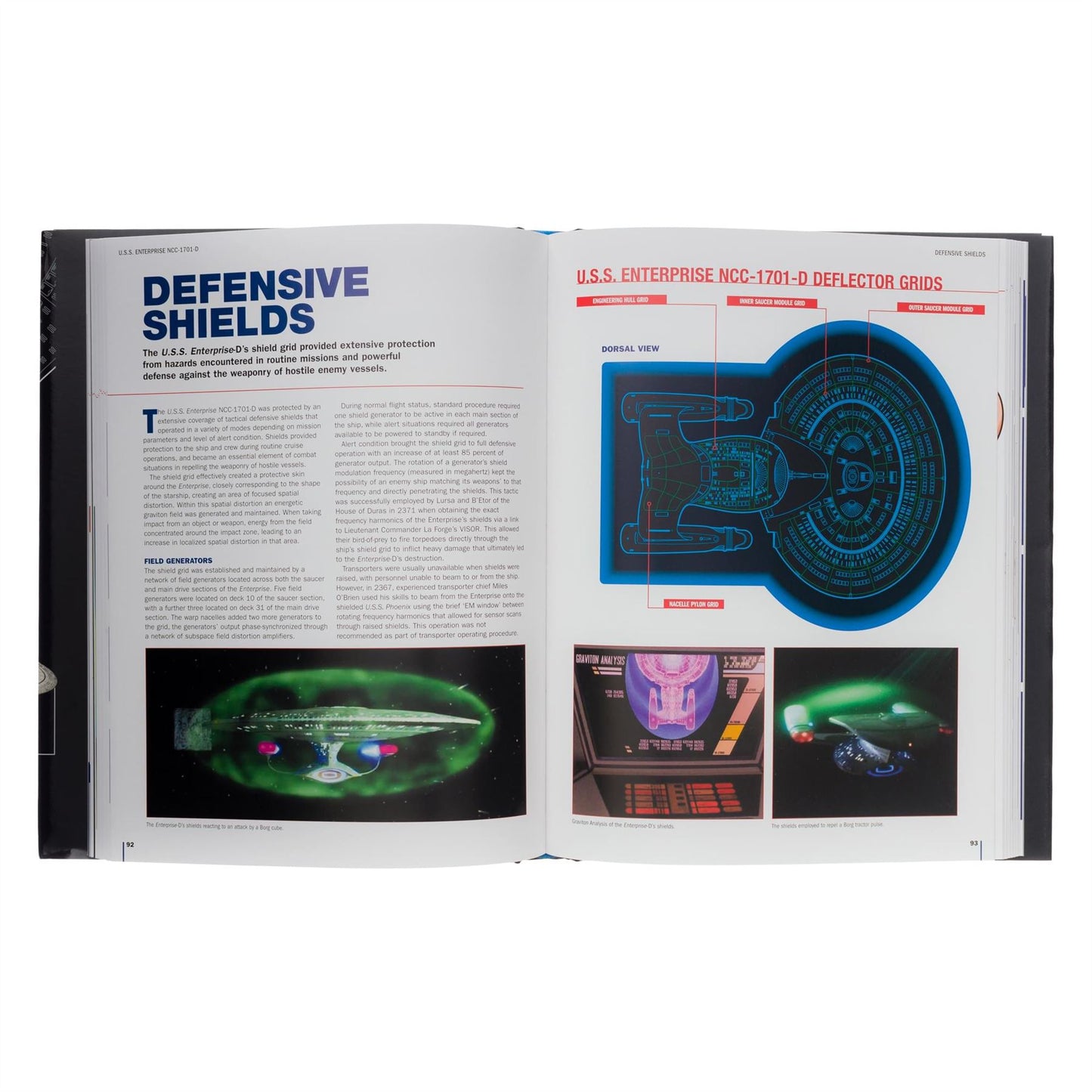 Star Trek The Next Generation: The U.S.S. Enterprise NCC-1701-D Illustrated Handbook (Star Trek / Eaglemoss)