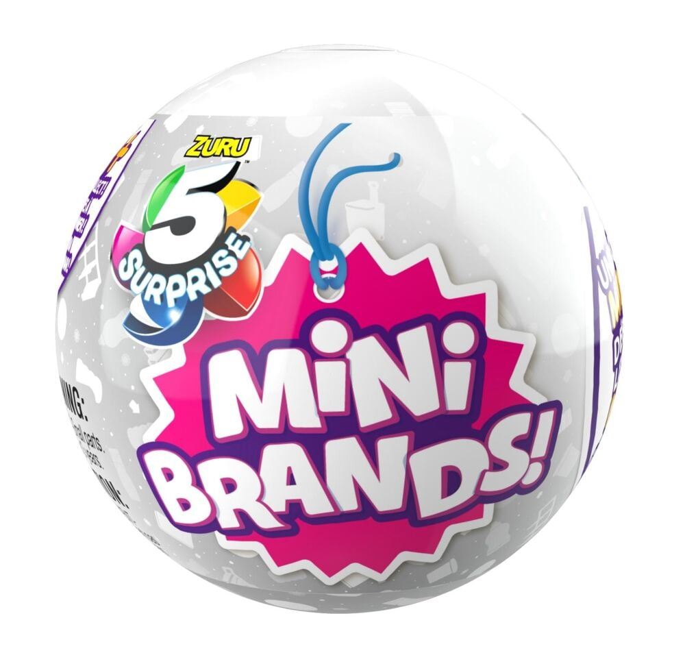 Mini Brands! 5 Surprise Ball Zuru Mystery Capsule - Over 90 Minis to Collect!
