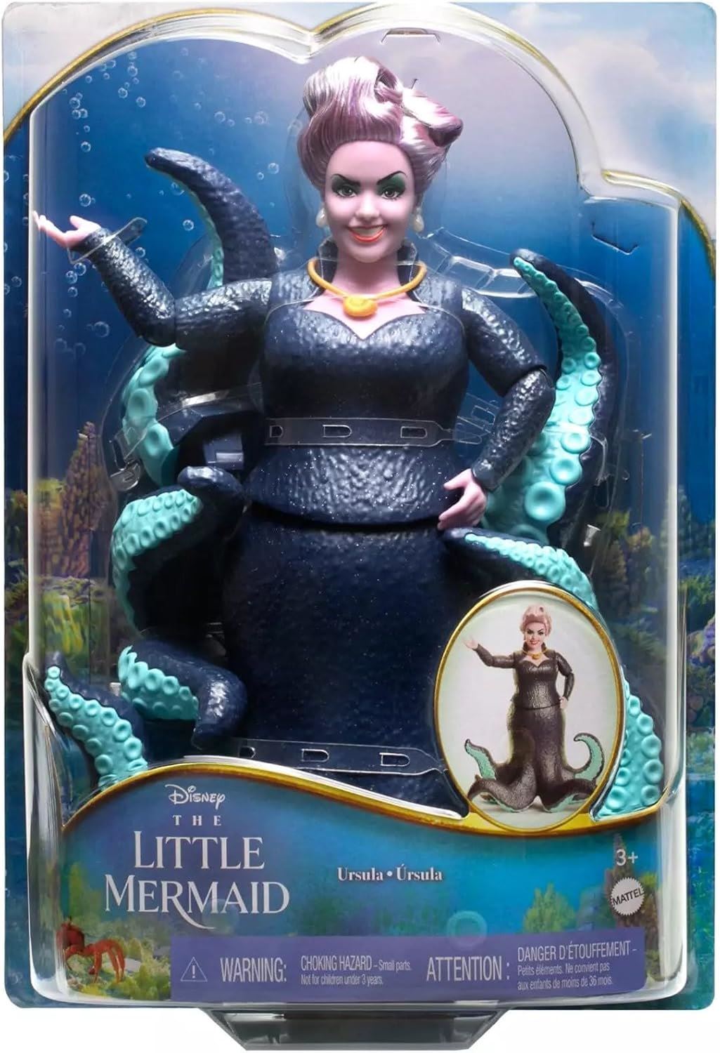 Ursula Fashion Doll and Accessory HLX12 (The Little Mermaid)