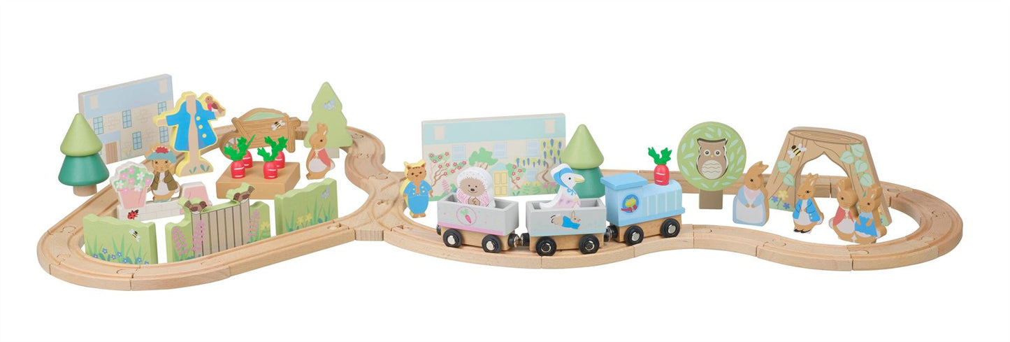 Orange Tree Toys Peter Rabbit Radish Express Wooden Train Set 3+ Years