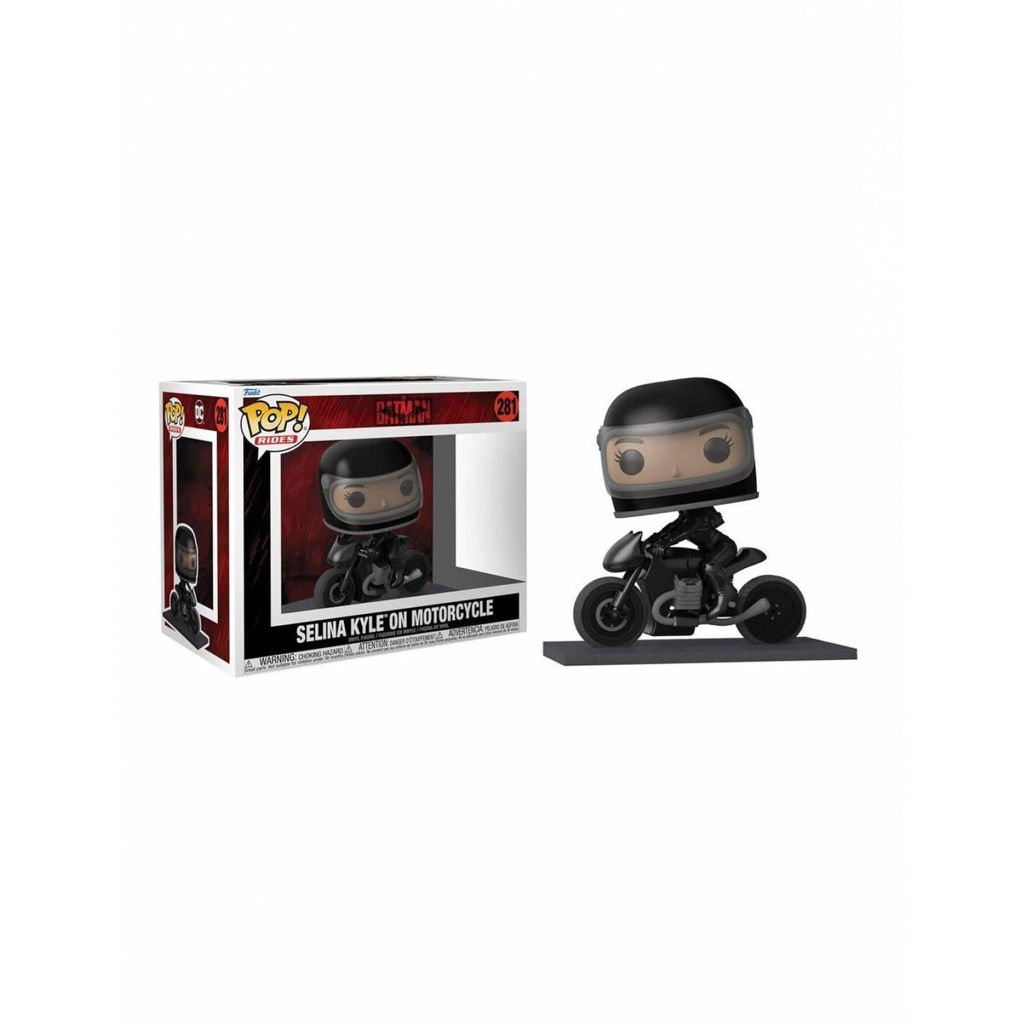 Funko POP! Rides #281 Selina Kyle on Motorcycle The Batman DC Vinyl Figure