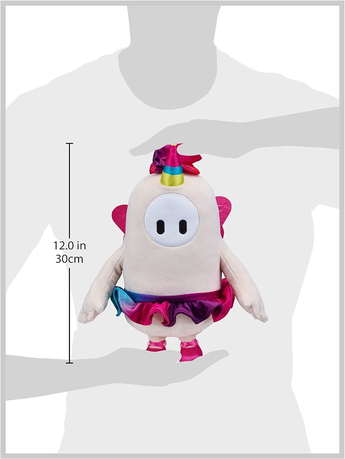 Fairycorn (Super Licorne) Medium Plush 12" / 30cm Collectible Soft Toy S1 62521 (Fall Guys)