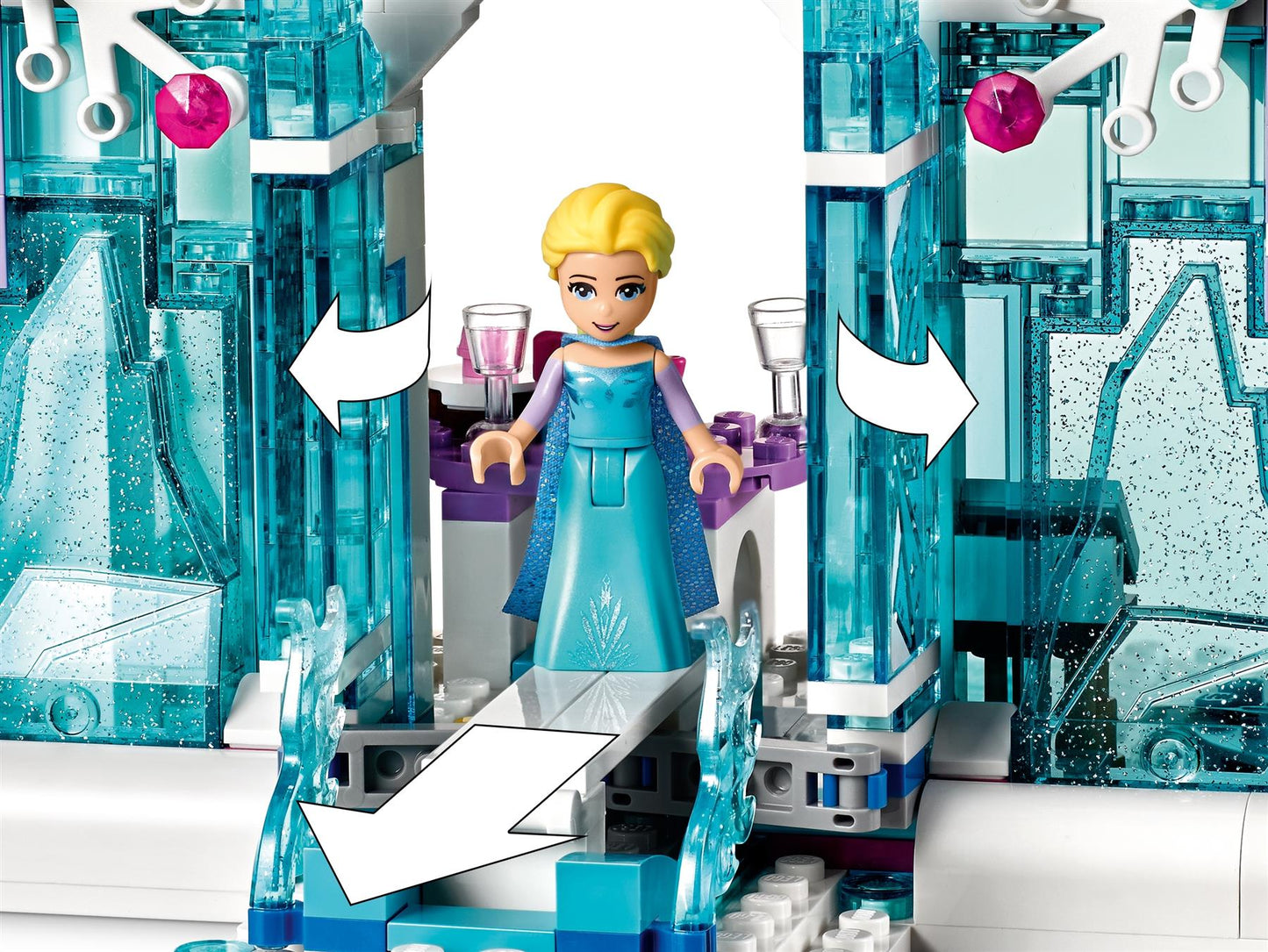 Elsa's Magical Ice Palace LEGO Set 701pcs Ages 6+ Disney Frozen 43172