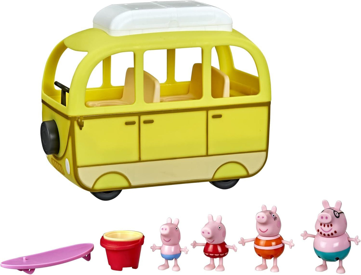 Peppa's Beach Campervan F3632 Vehicle Preschool Playset Toy (Peppa Pig)