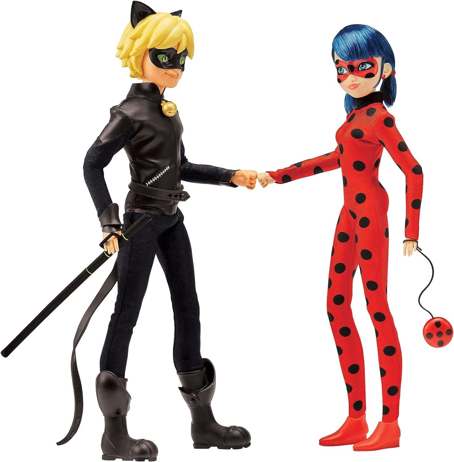Ladybug & Cat Noir Miraculous 2-Pack Mission Accomplished Fashion Dolls LB000011