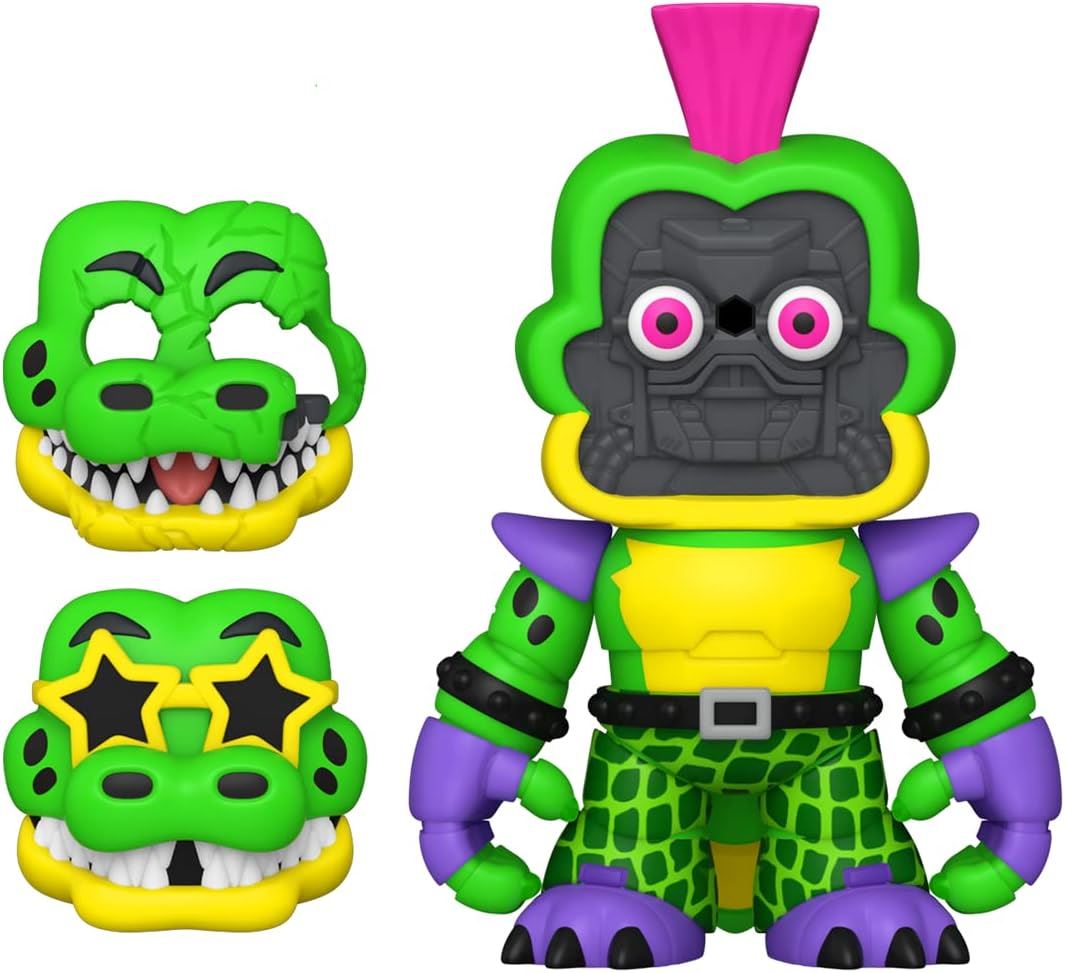 Montgomery Gator With Dressing Room Security Breach: Snaps! Vinyl Figure Playset FK70822 (FNAF / Five Nights At Freddy's)