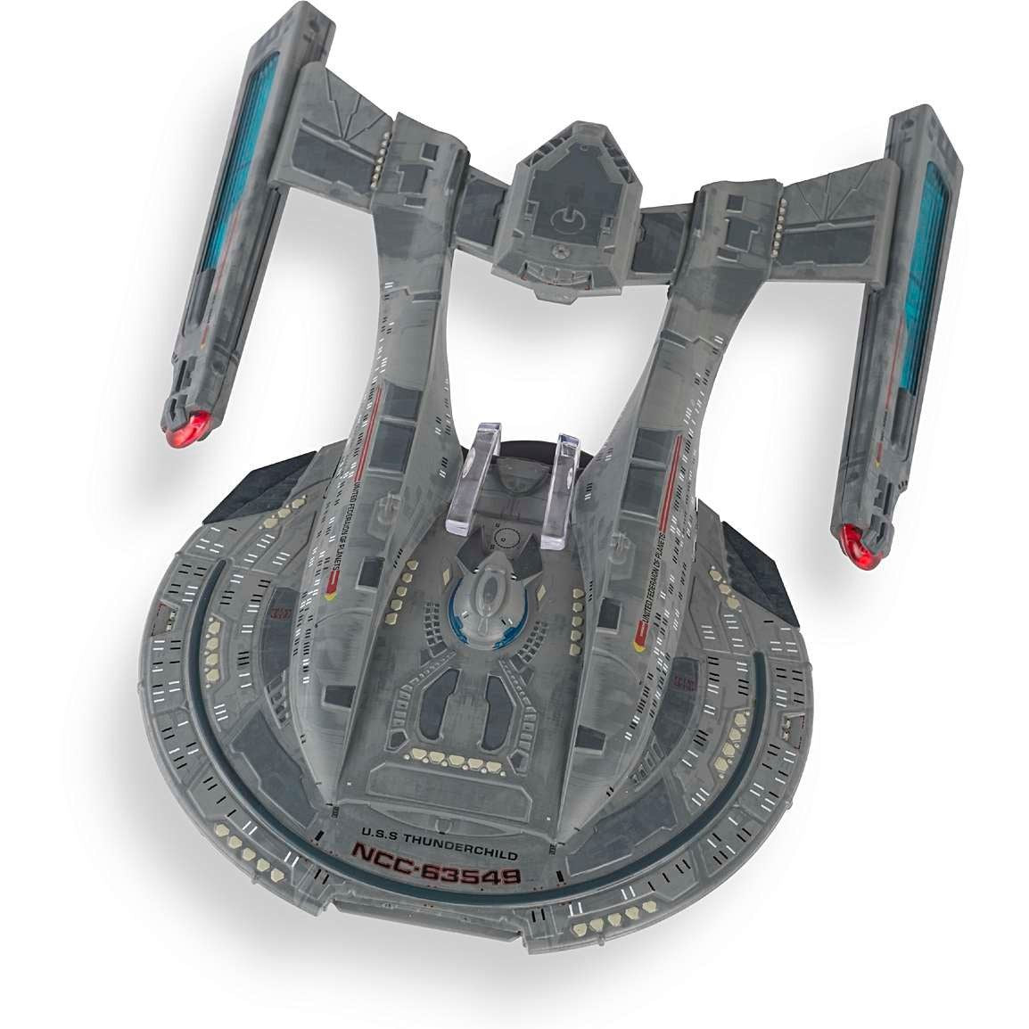 #12 U.S.S. Thunderchild NCC-63549 (Akira-class) XL EDITION Model Die Cast Ship (Eaglemoss / Star Trek)