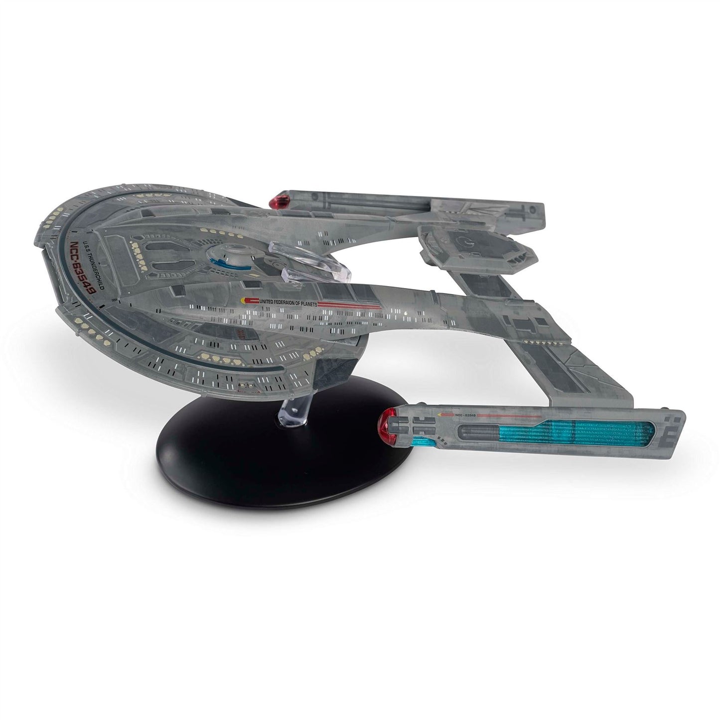 #12 U.S.S. Thunderchild NCC-63549 (Akira-class) XL EDITION Model Die Cast Ship (Eaglemoss / Star Trek)