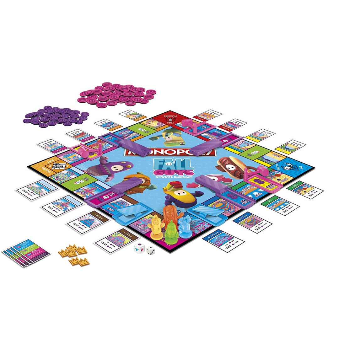 Monopoly Fall Guys Ultimate Knockout Edition Board Game F4749 Ages 8+