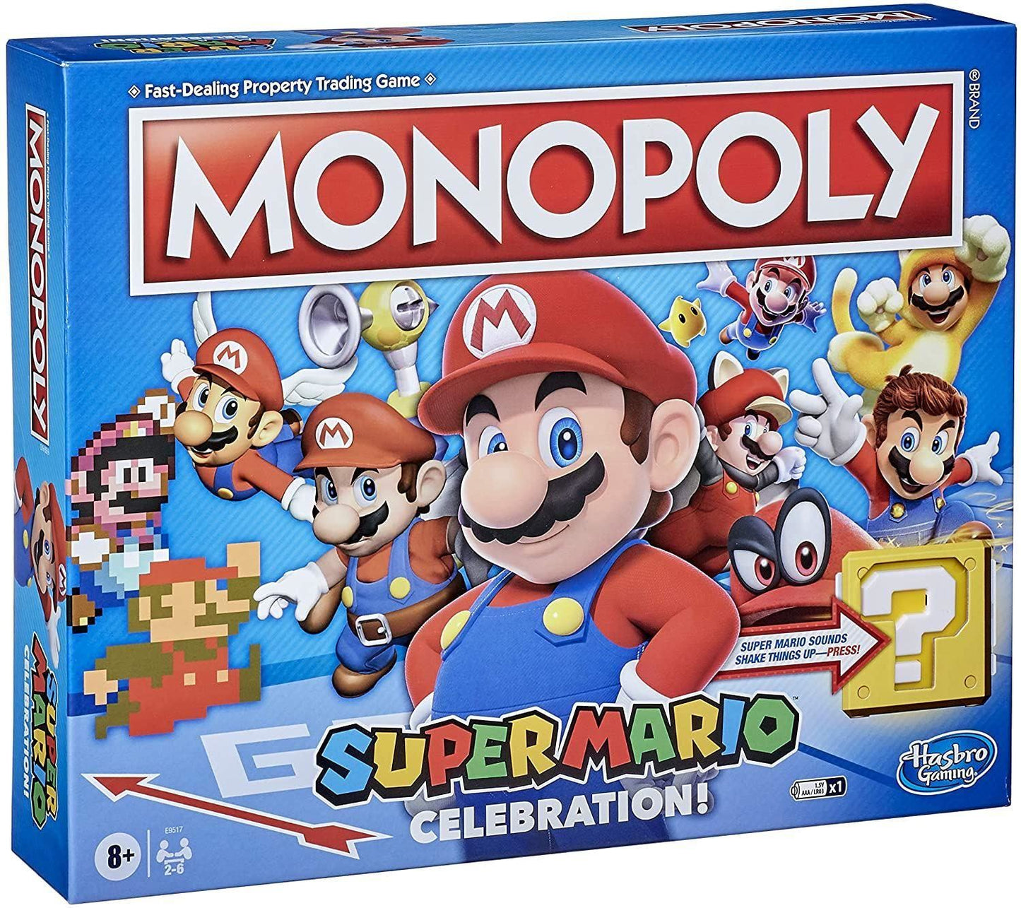 Monopoly Super Mario Celebration Edition Board Game E9517