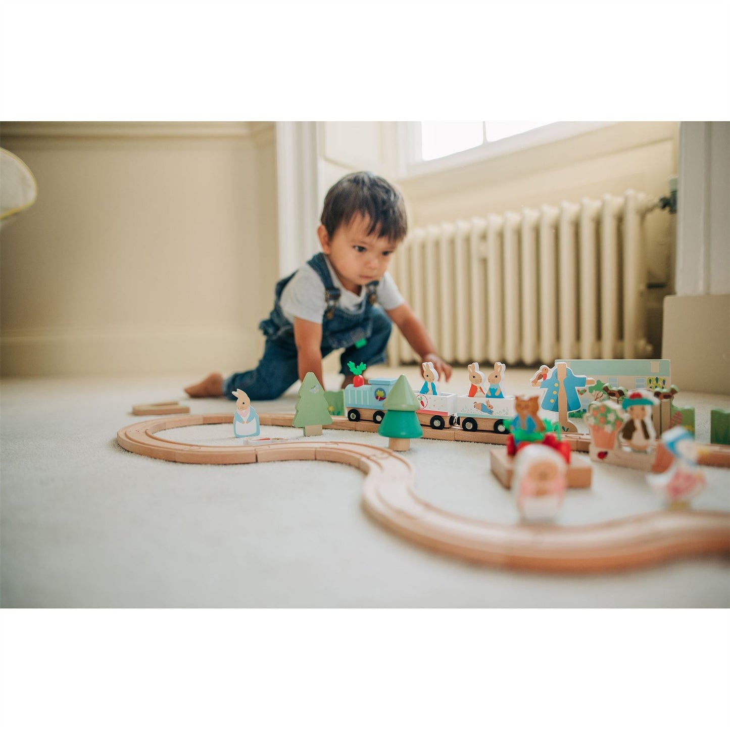 Orange Tree Toys Peter Rabbit Radish Express Wooden Train Set 3+ Years