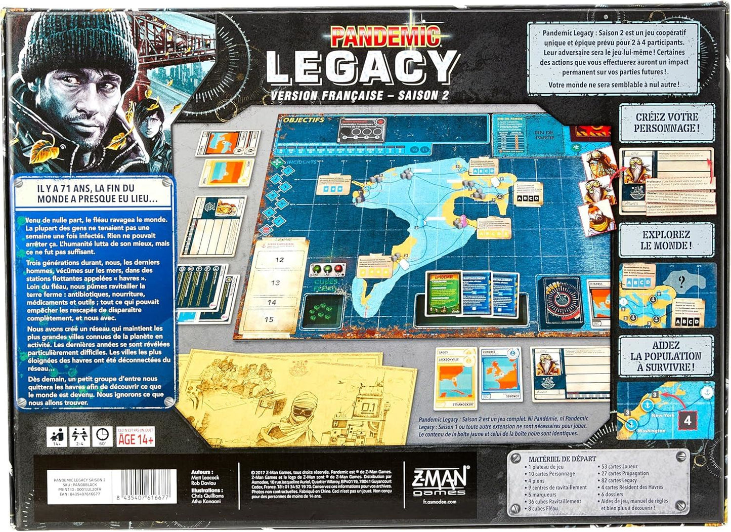 BLACK Pandemic Legacy Season 2 (Z-MAN Games)