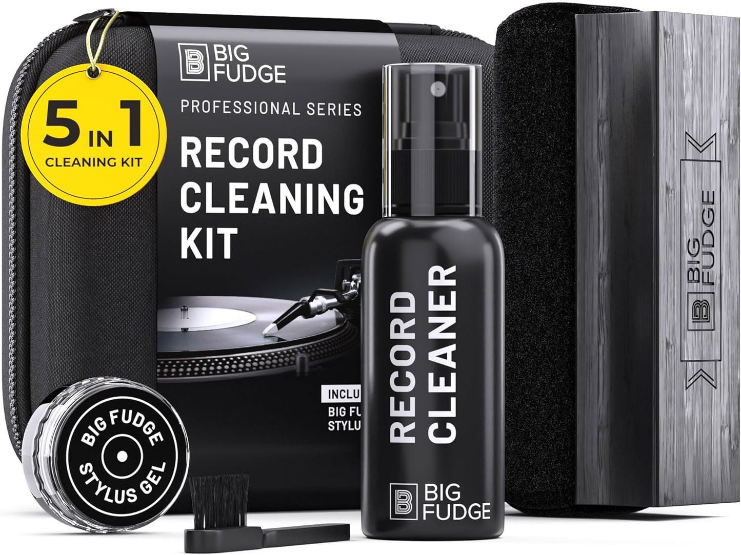 Record Cleaning Kit BFRC-Pro102 Professional Series Vinyl Set (Big Fudge)