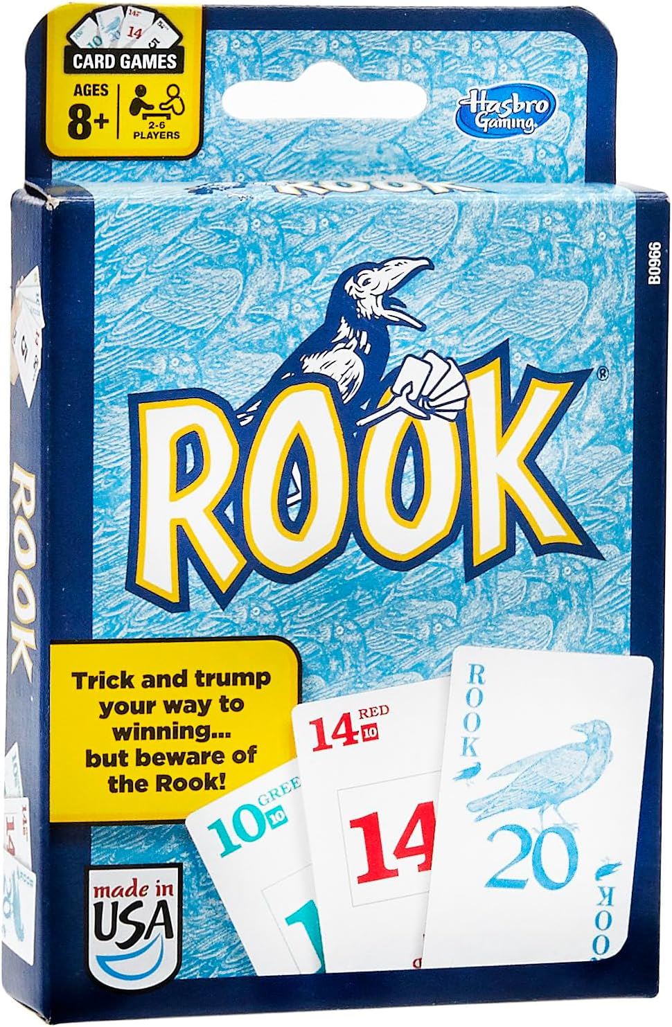 ROOK Card Game Age 8+ 2-6 Players B0966 Hasbro Gaming