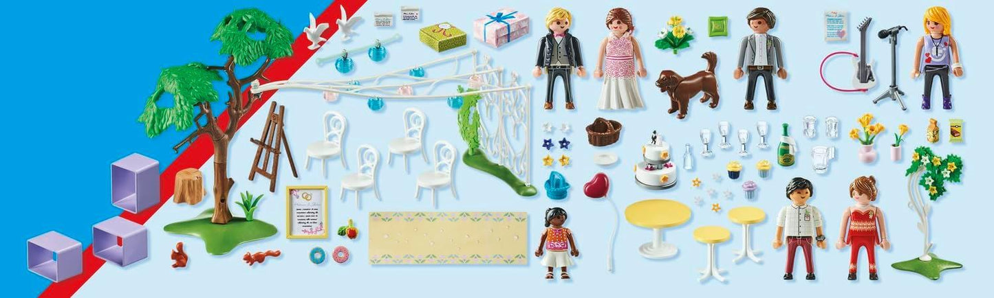 Playmobil City Life Wedding Reception Promo Pack Age 4+ 163 Pieces 71365
