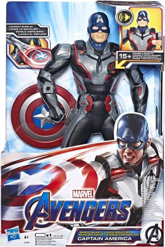 Captain America Action Figure Spanish Language Edition E3358 Marvel Avengers
