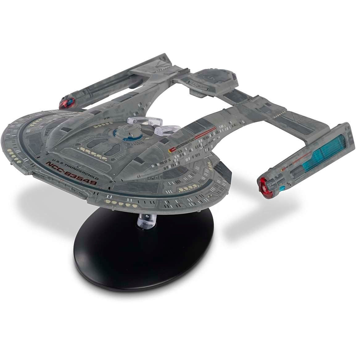 #12 U.S.S. Thunderchild NCC-63549 (Akira-class) XL EDITION Model Die Cast Ship (Eaglemoss / Star Trek)
