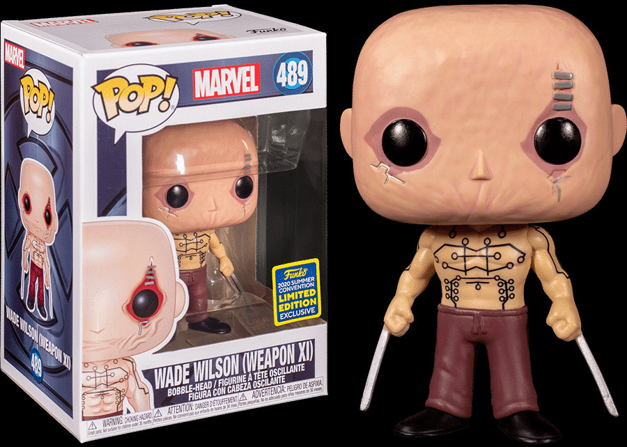 Funko POP! WADE WILSON (Weapon XI) #489 Limited Edition Vinyl Figure Deadpool