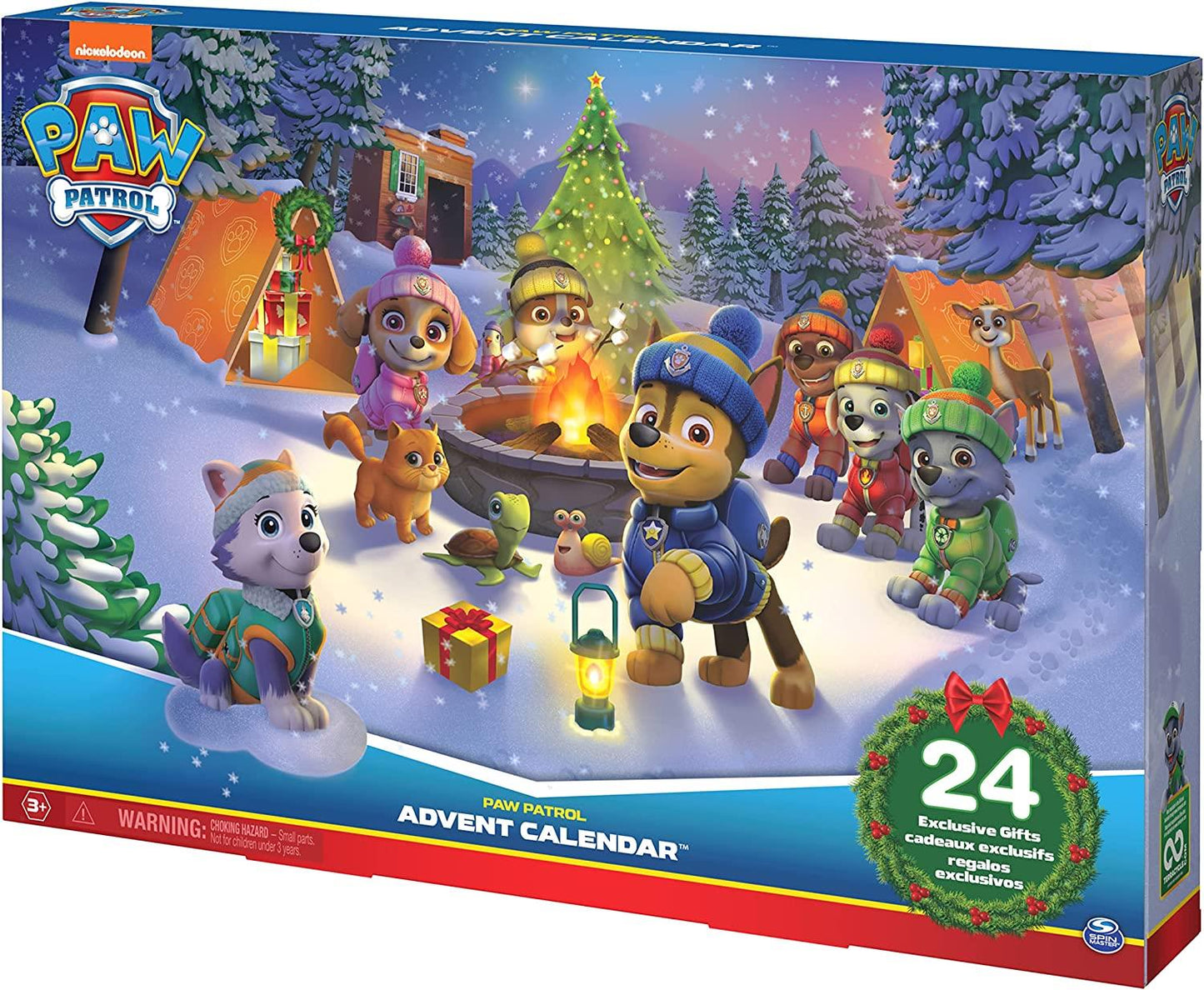 PAW PATROL 2022 Noël Compte à Rebours Calendrier de l'Avent 6063791 Jouets Surprises