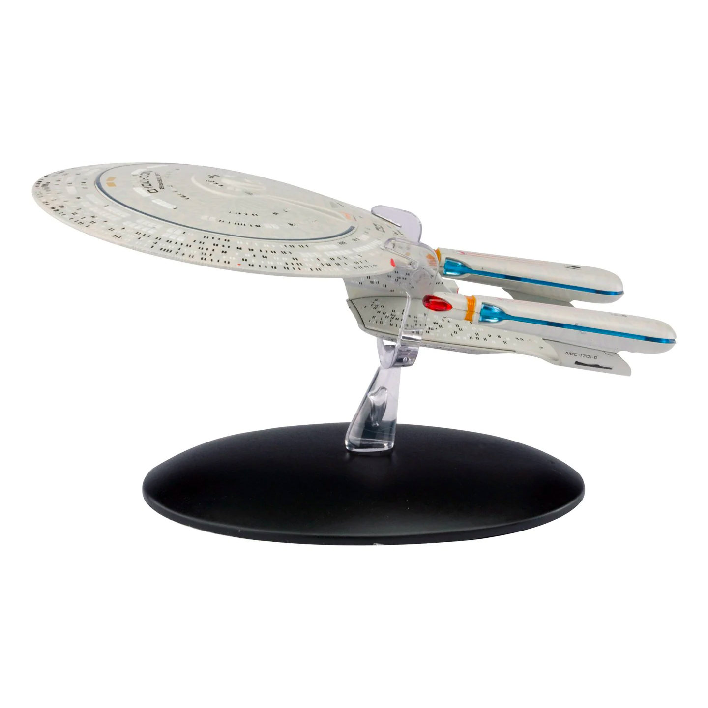 U.S.S. ENTERPRISE NCC-1701-D Handbook & Diecast Ship Picard The Next Generation (Eaglemoss / Star Trek)