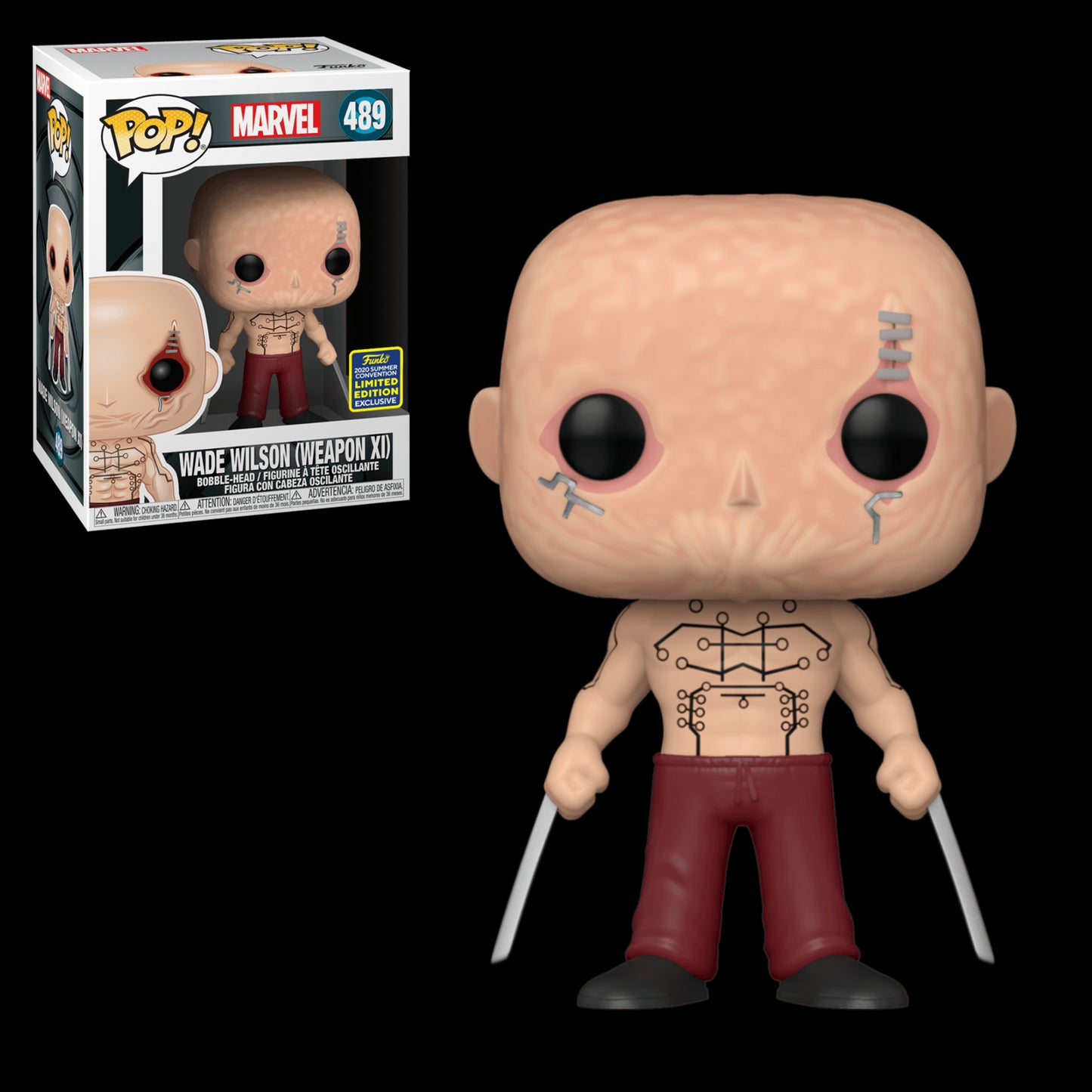 Funko POP! WADE WILSON (Weapon XI) #489 Limited Edition Vinyl Figure Deadpool