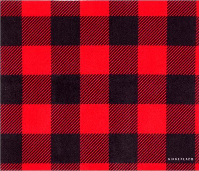 Kikkerland Buffalo Plaid Microfiber Cloth Phone Screen Lens Glasses Cleaning