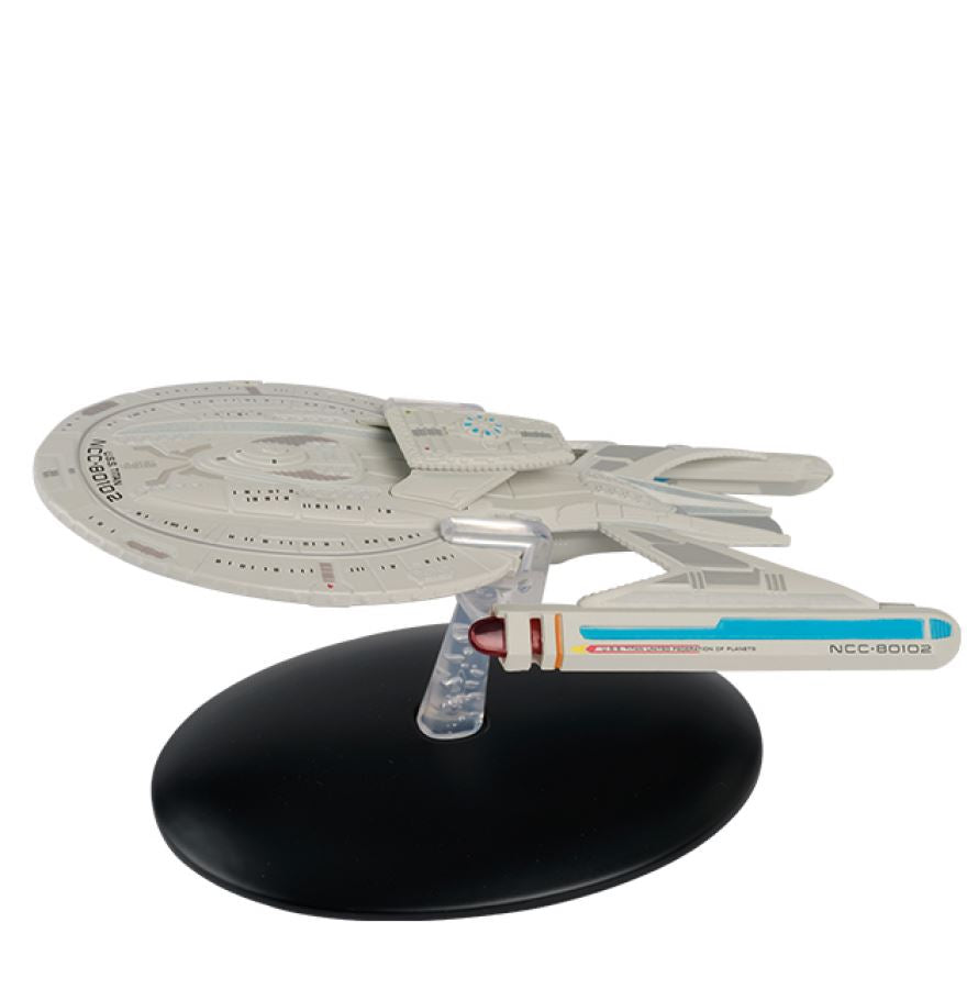 #05 U.S.S. Titan NCC-80102 (Luna Class) Model Diecast Ship BONUS ISSUE (Eaglemoss / Star Trek)