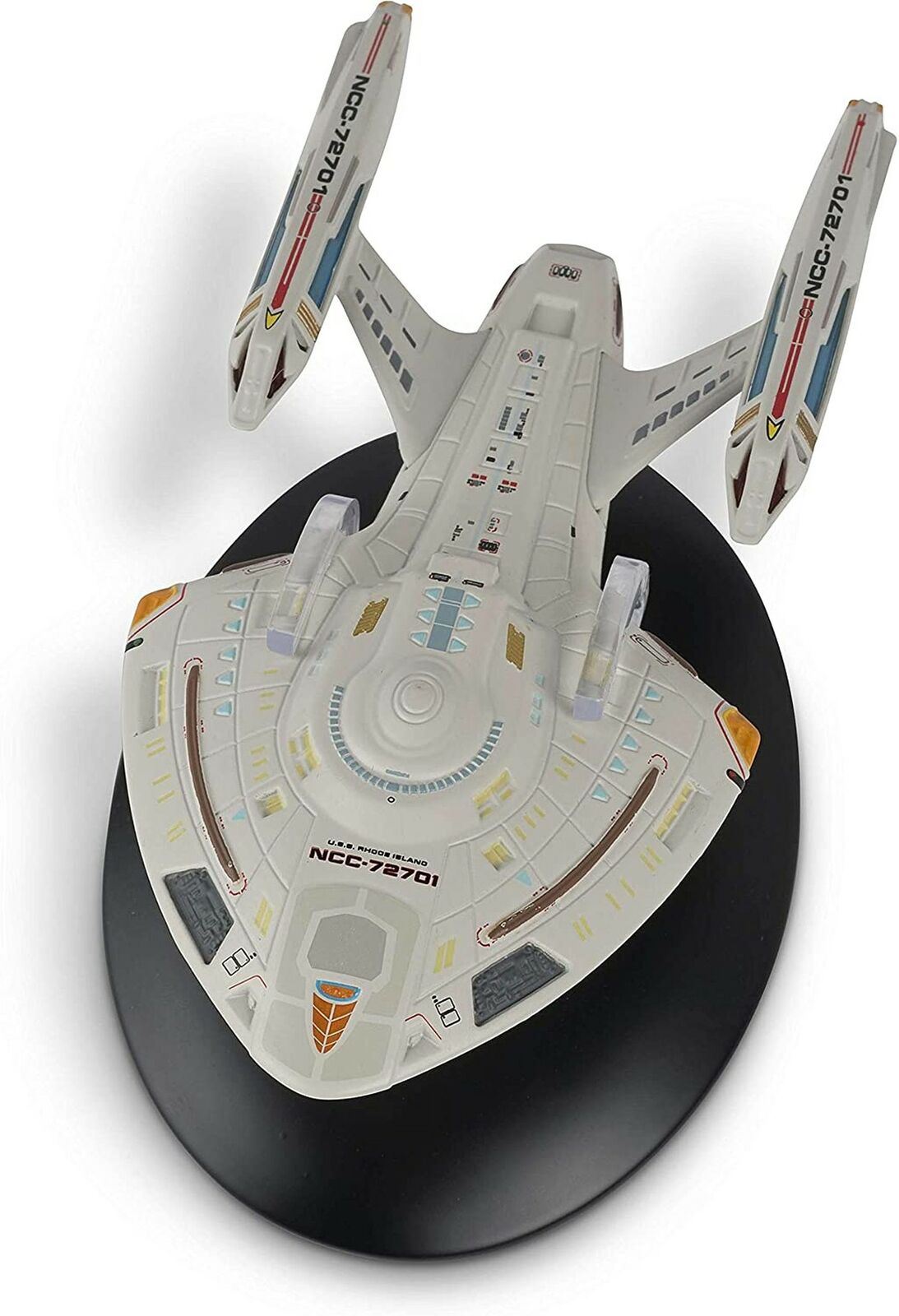 #98 U.S.S. Rhode Island NCC-72701 Ship Die-Cast Model STDC98 (Eaglemoss / Star Trek)