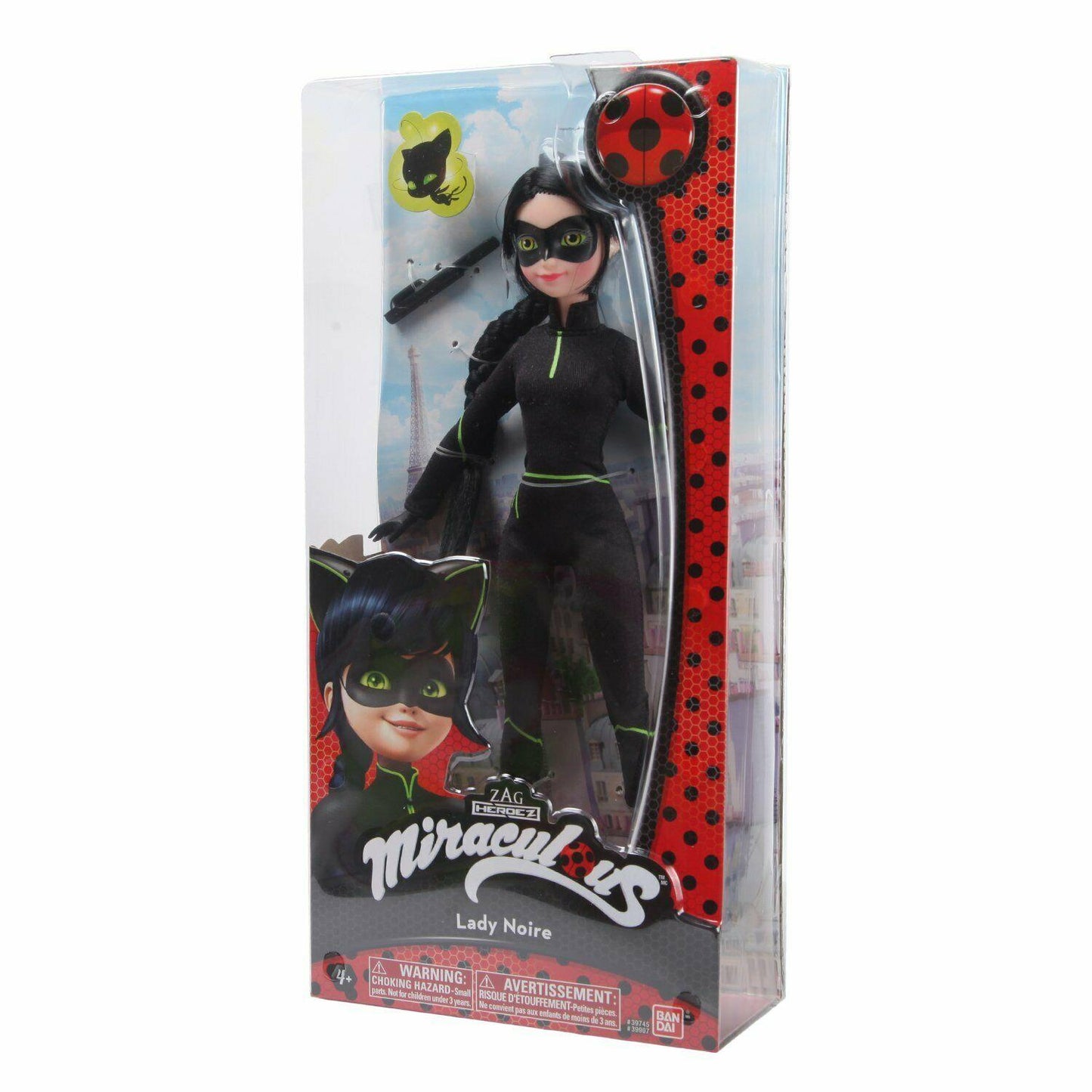 Miraculous LADY NOIR Ladybug Fashion Doll Action Figure Bandai 39907