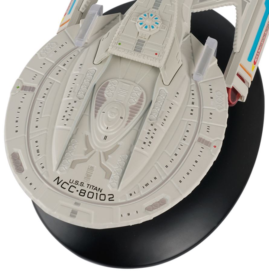 #05 U.S.S. Titan NCC-80102 (Luna Class) Model Diecast Ship BONUS ISSUE (Eaglemoss / Star Trek)