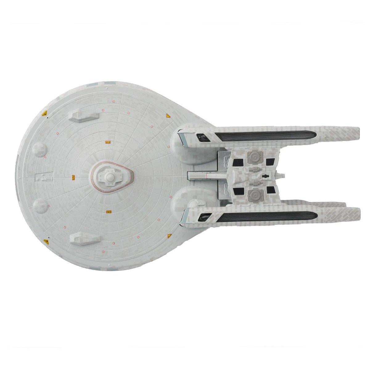 #31 U.S.S. Stargazer NCC-2893 XL Edition Starship Ship Model Die Cast Starship SSSUK631 (Eaglemoss / Star Trek)