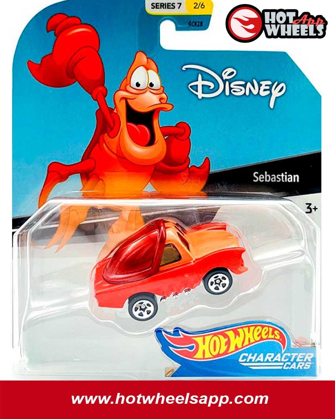 SEBASTIAN GGX58 Hot Wheels Disney Character Die-cast Car