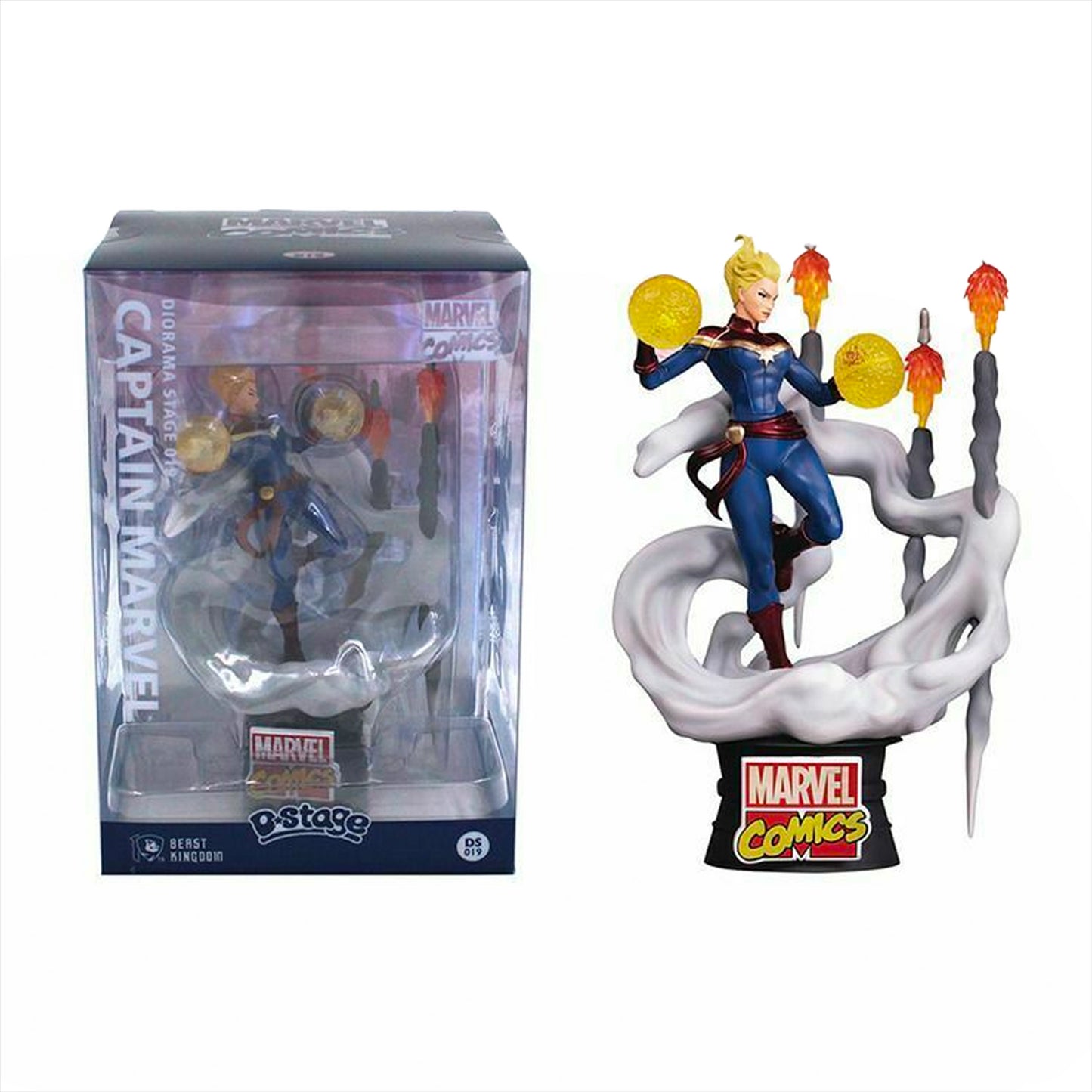 CAPTAIN MARVEL Beast Kingdom D-Stage DS-019 Marvel Comics Diorama Dream Select