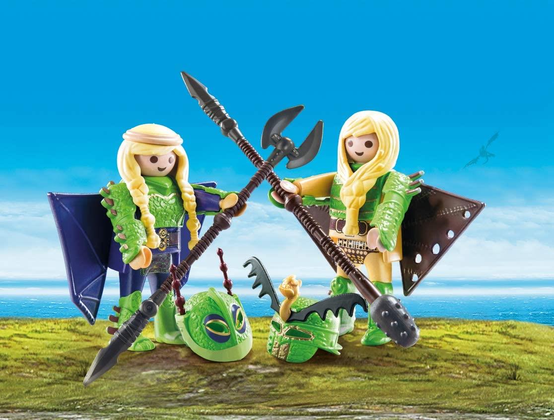 Playmobil Dragons RUFFNUT AND TUFFNUT with Flight Suit 70042 Playset Figures