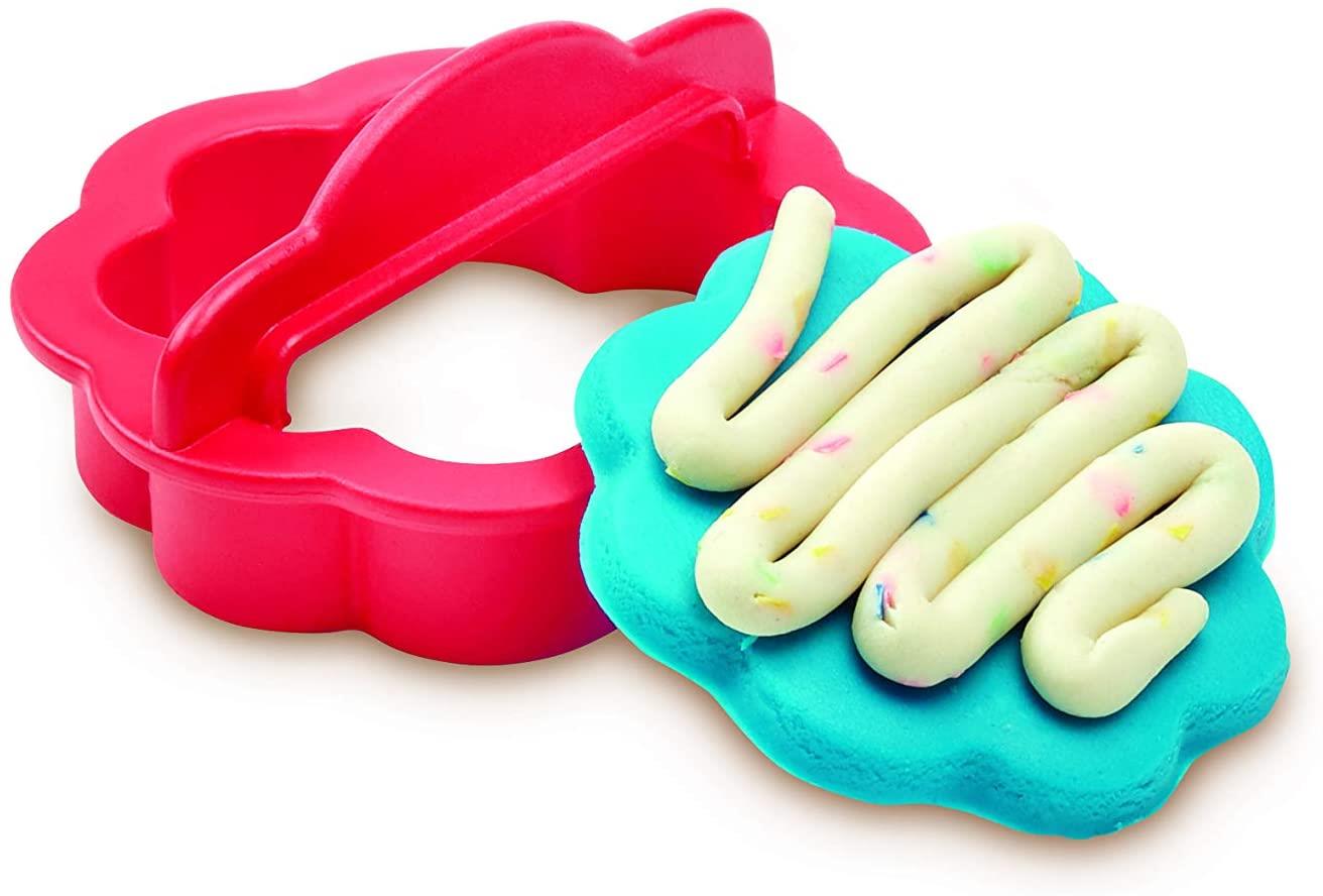 PLAY-DOH BLUE Sugar Cookie Canister Play Food Set with 2 Non-Toxic Colors