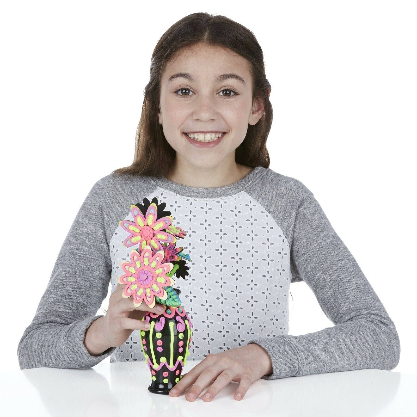 Hasbro DOH-VINCI Faux Flower Vase Play-Doh Kit