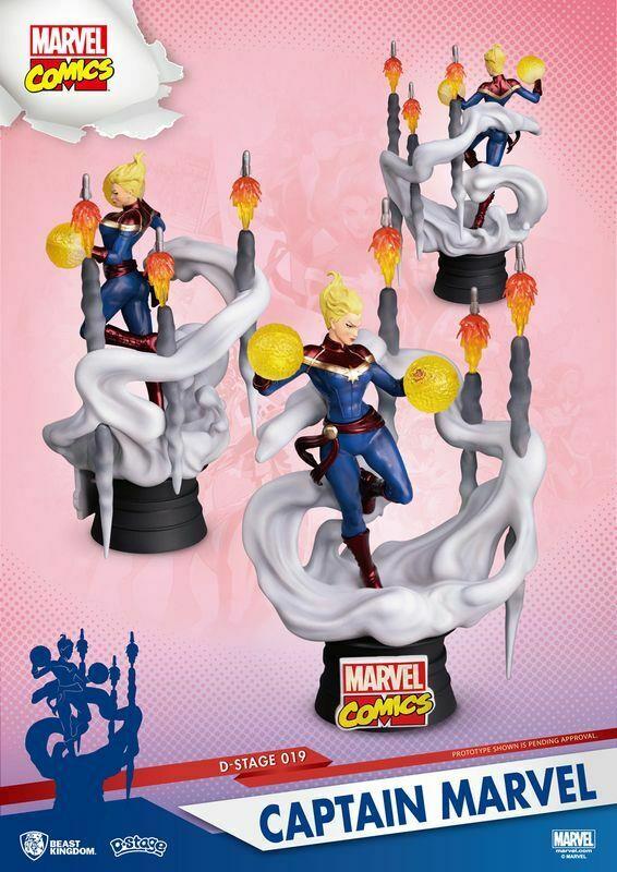 CAPTAIN MARVEL Beast Kingdom D-Stage DS-019 Marvel Comics Diorama Dream Select