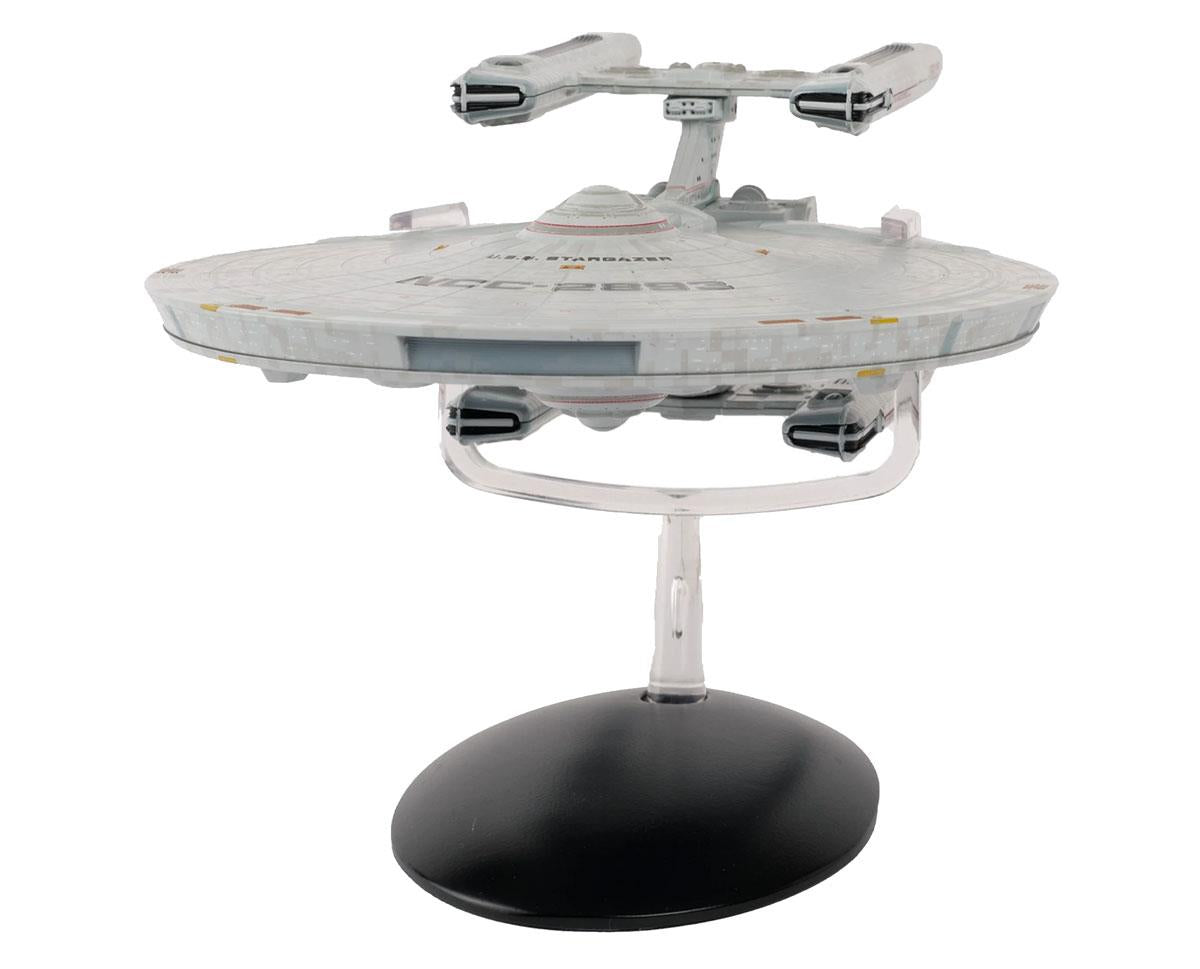 #31 U.S.S. Stargazer NCC-2893 XL Edition Starship Ship Model Die Cast Starship SSSUK631 (Eaglemoss / Star Trek)
