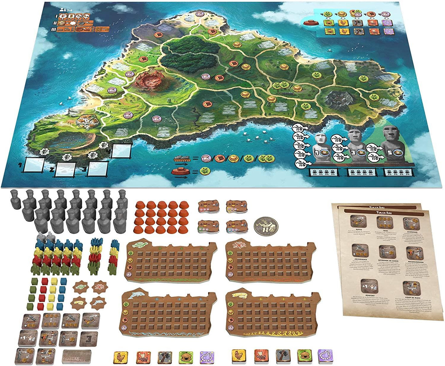 RAPA NUI Matagot Family Board Game Stratégie de l'île de Pâques