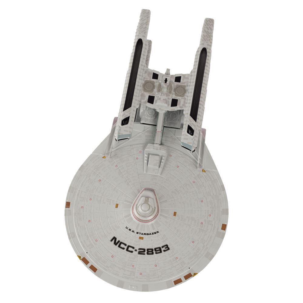 #31 U.S.S. Stargazer NCC-2893 XL Edition Starship Ship Model Die Cast Starship SSSUK631 (Eaglemoss / Star Trek)